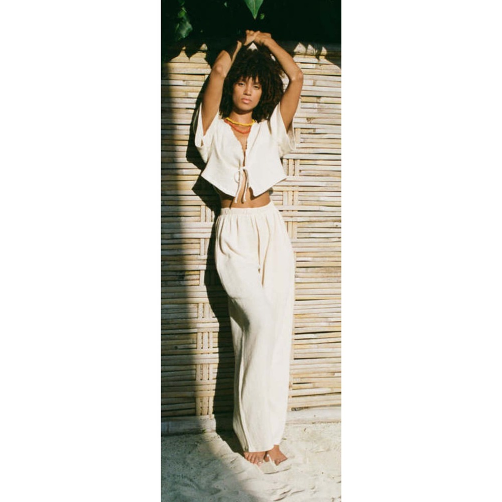 Bahhgoose Cha Tie Top